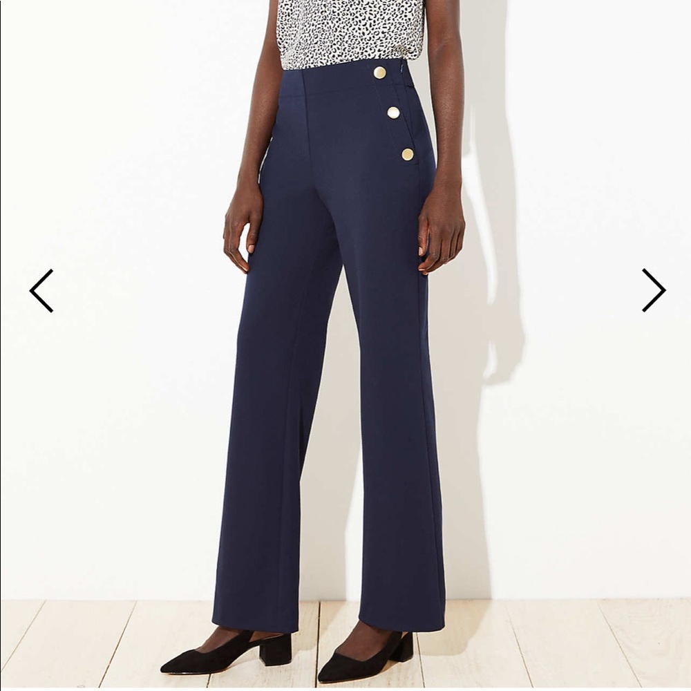 Sailor High Waist Wide Leg Pants